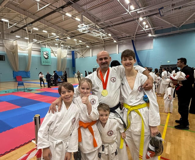 Alton-based club impress at Karate Gold Cup event