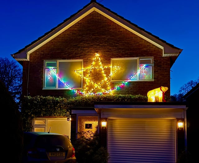 Grayswood village lights up with advent window trail