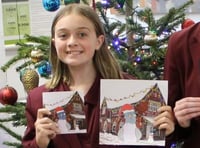 VIDEO: Mayor unveils winning Christmas card design for 2024